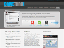 Tablet Screenshot of drivethruonline.com